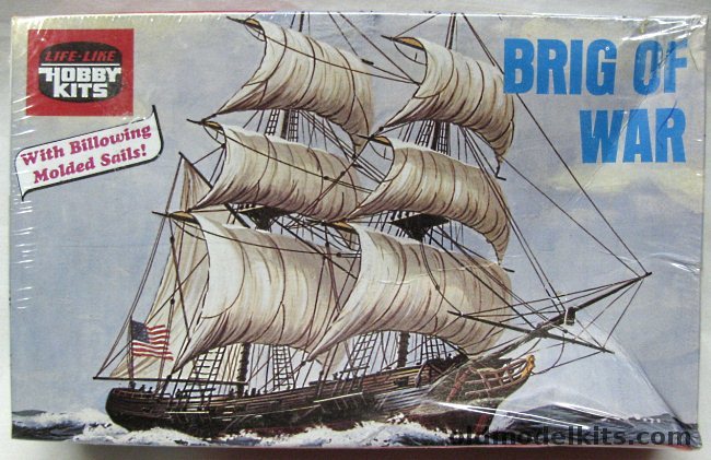 Life-Like Brig of War American Privateer  (ex-Pyro), 09368 plastic model kit